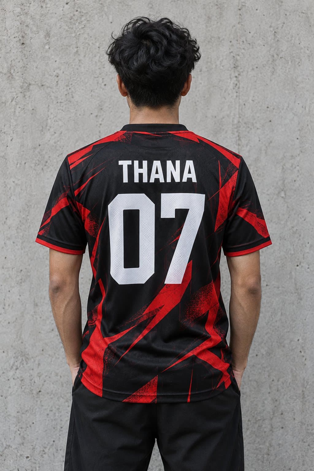รับผลิตเสื้อกีฬา — พิมพ์ลายเต็มตัว · ใส่ชื่อ-เบอร์