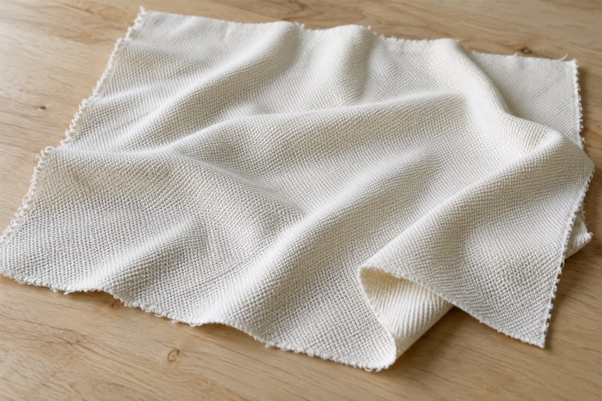 ภาพประกอบเนื้อผ้า Cotton Hybrid Lacoast (ผ้าผสมคอตตอน) ที่ใช้ผลิตเสื้อโปโล