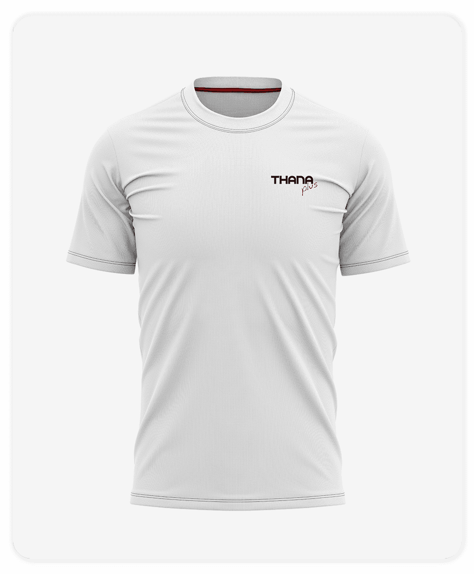 รับผลิตเสื้อยืด — เสื้อยืดคอกลม คอวี ผ้าคอตตอน 100% / TC / TK เลือกได้
