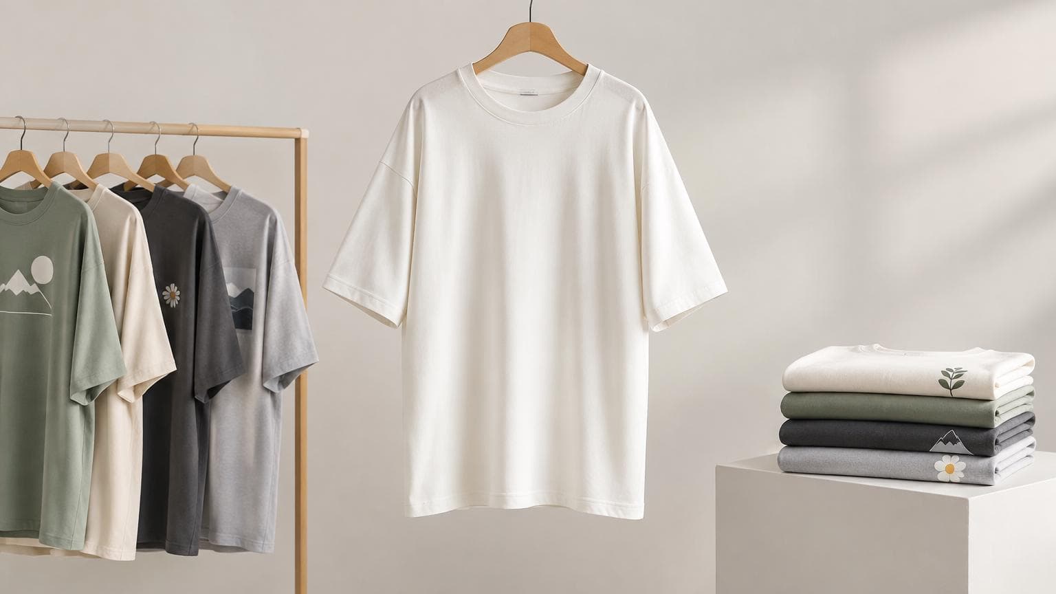 เสื้อโอเวอร์ไซส์ ขนาดที่แบรนด์ดังใช้ เทียบก่อนผลิต