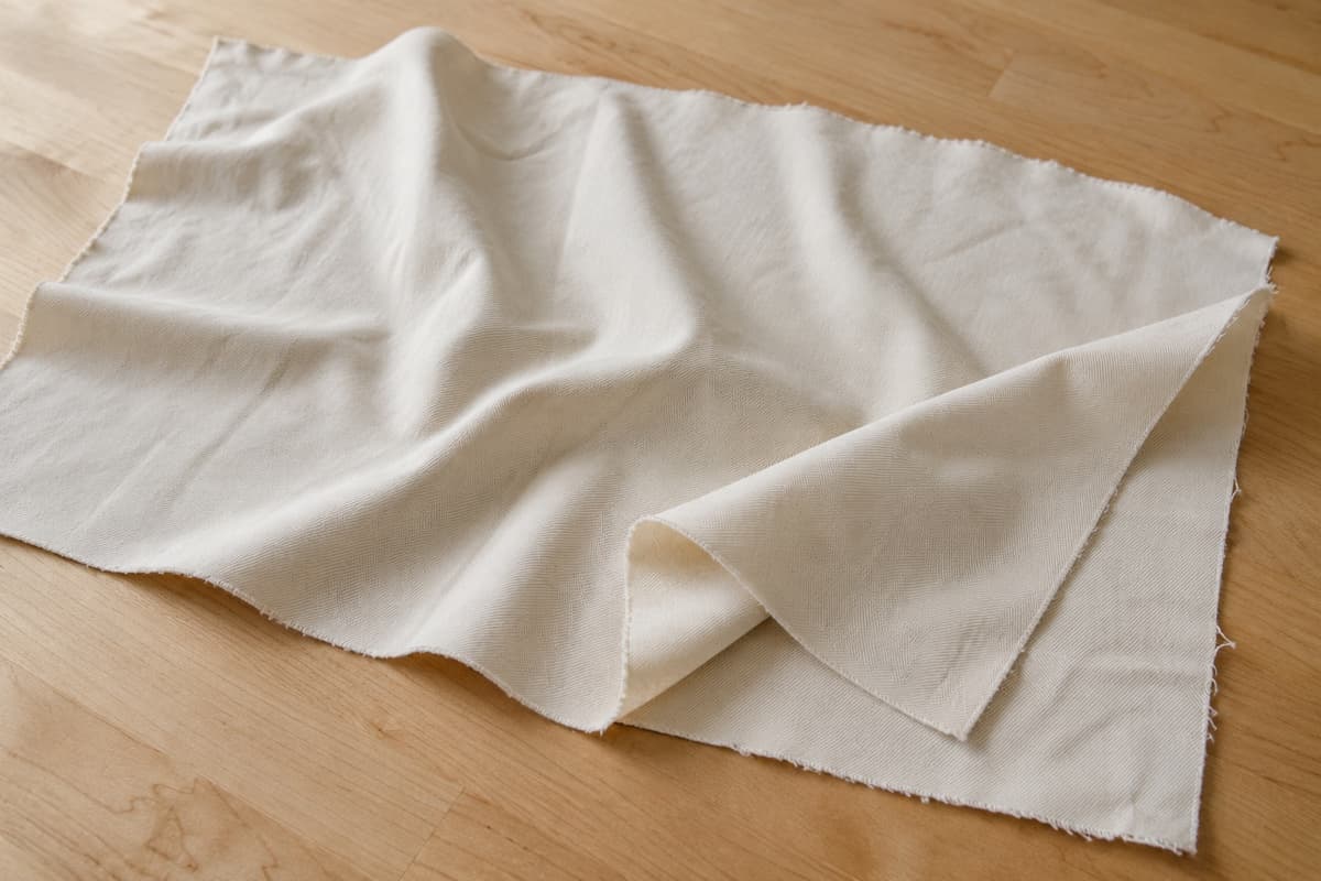 ภาพประกอบผ้า Comb Twill 072 (ผ้าฝ้ายและผ้าทวิล) ทั้งผืน ที่ใช้ผลิตผ้ากันเปื้อน