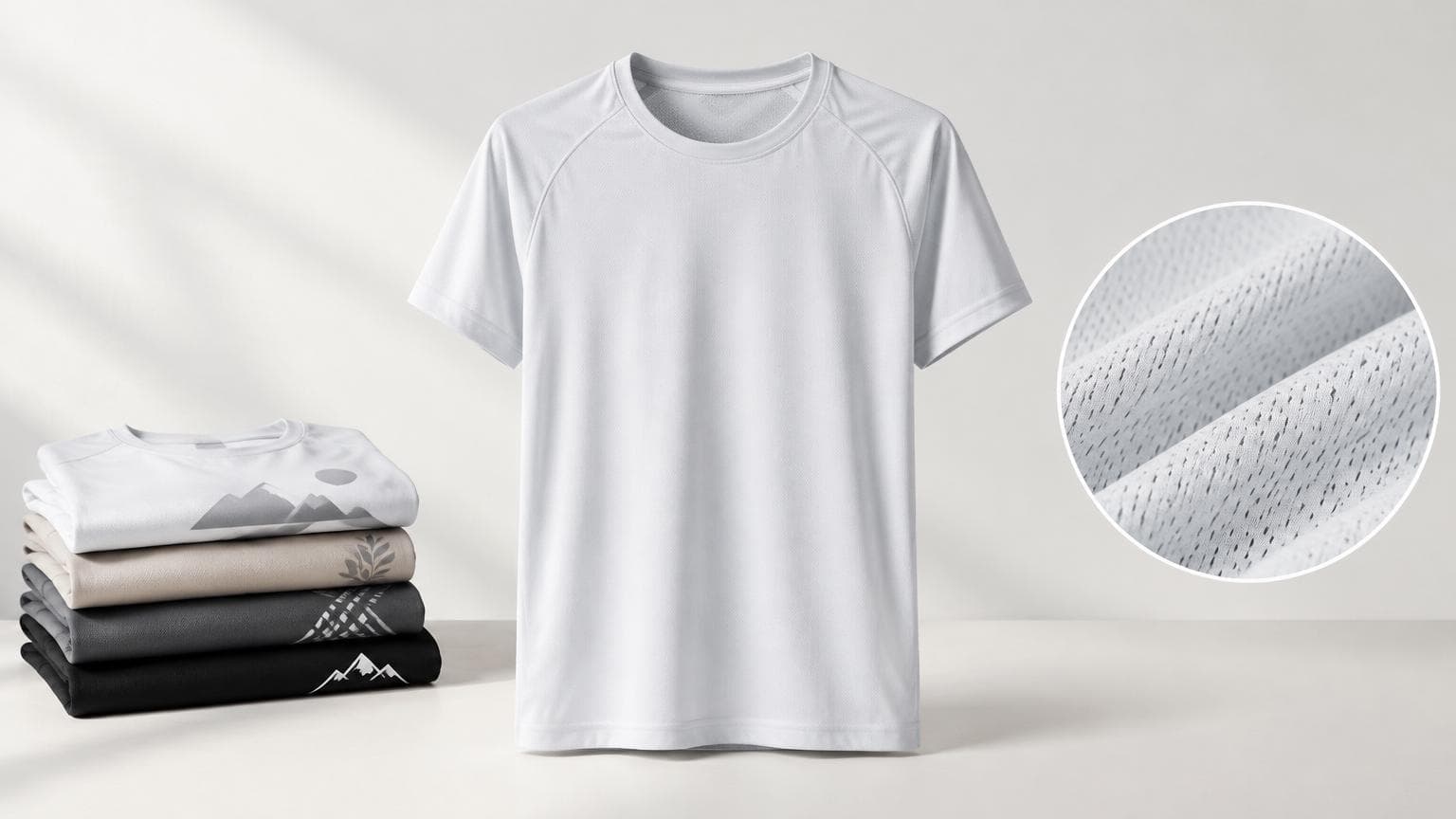 ผ้าเม็ดข้าวสาร ทำเสื้อแจก เสื้อกิจกรรม เสื้อออกกำลังกาย เลือกอย่างไรดี