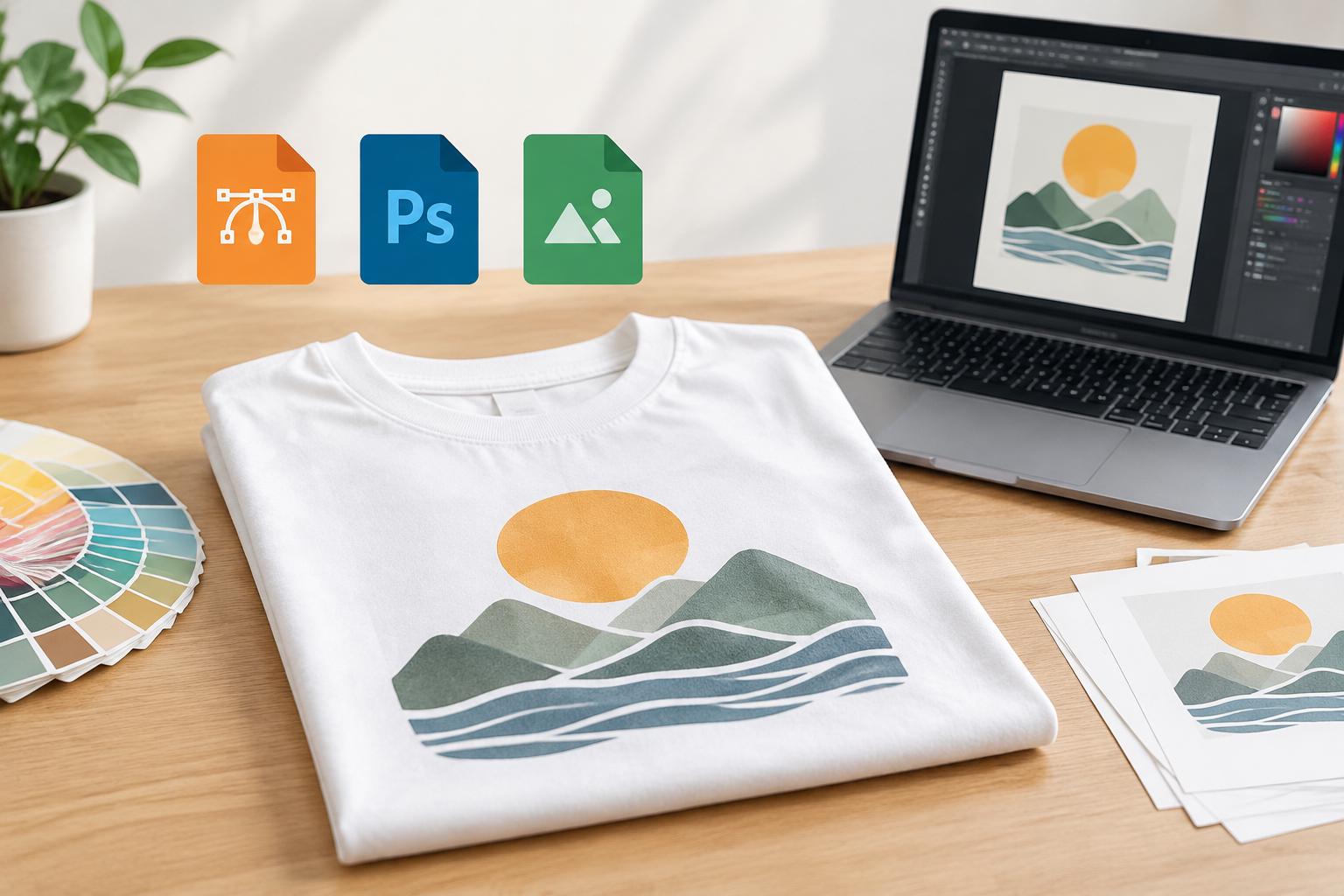 ไฟล์งานสกรีนเสื้อ ใช้ไฟล์อะไรได้บ้าง AI PSD PNG และความละเอียดที่คมชัด