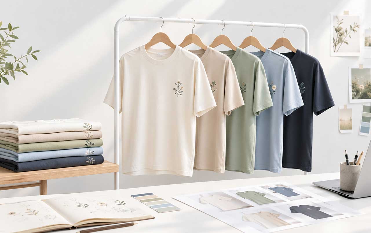 ทำคอลเลคชั่นเสื้ออย่างไร ให้ดูเป็นแบรนด์เดียวกัน1