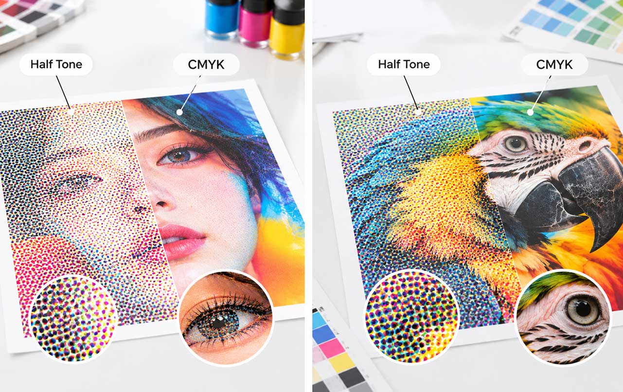Half Tone กับ CMYK ต่างกันยังไง เทคนิคสกรีนเสื้อที่ควรรู้ก่อนเลือกใช้1